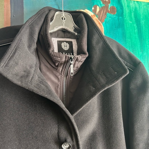 Horst Men’s Winter Jacket Pea Coat 50R Cashmere Wool Blend - Picture 6 of 16